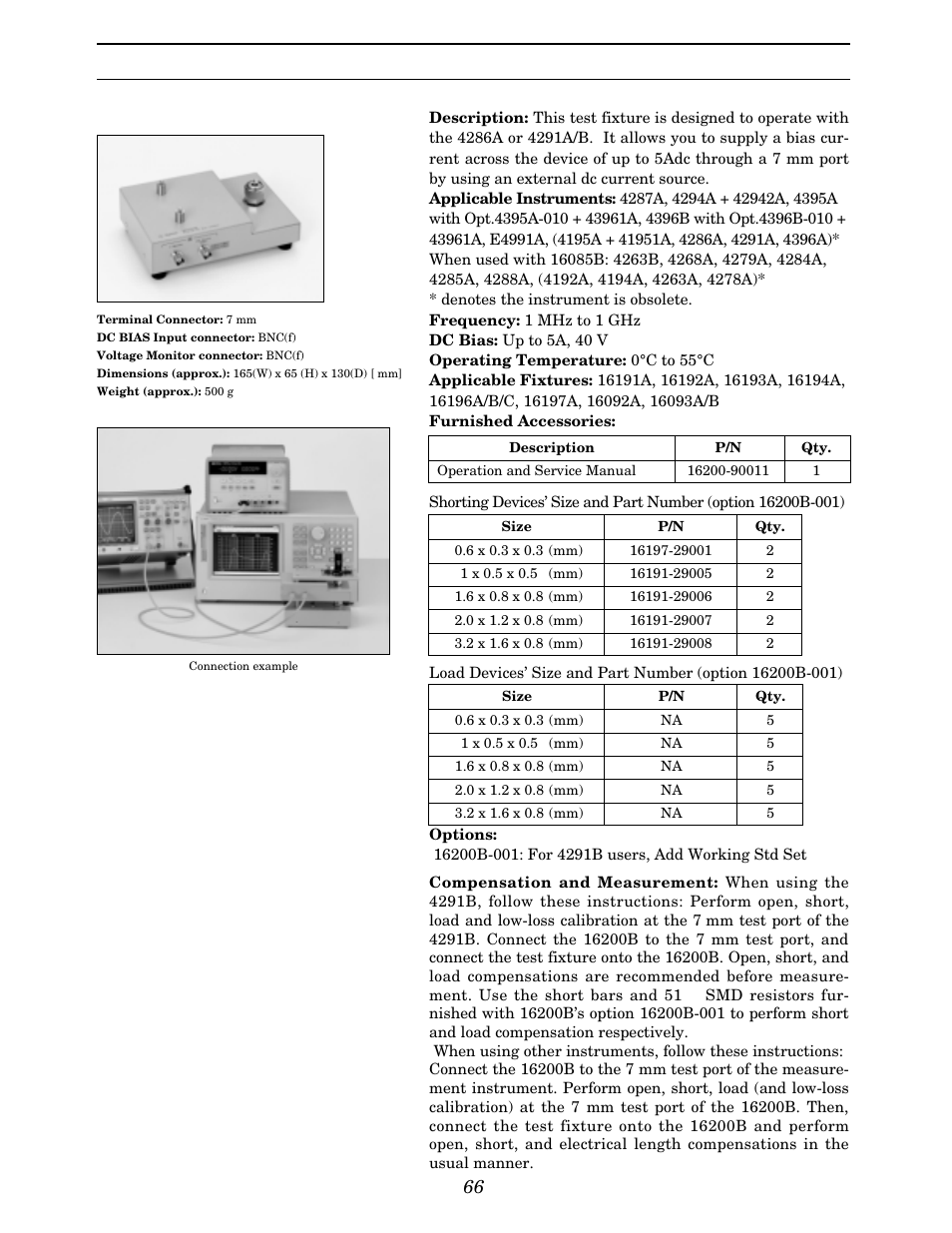 Up to 3 ghz (7 mm) dc bias accessories | Atec Agilent-16047A User Manual | Page 71 / 108