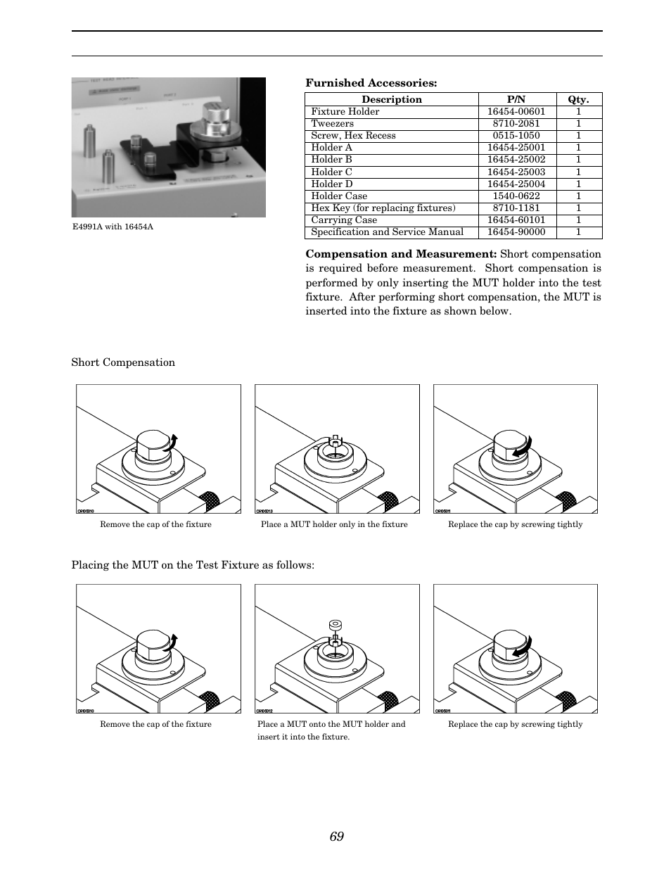 Up to 3 ghz (7 mm) material | Atec Agilent-16047A User Manual | Page 74 / 108