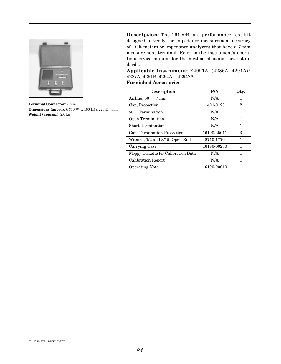 Other accessories | Atec Agilent-16047A User Manual | Page 89 / 108