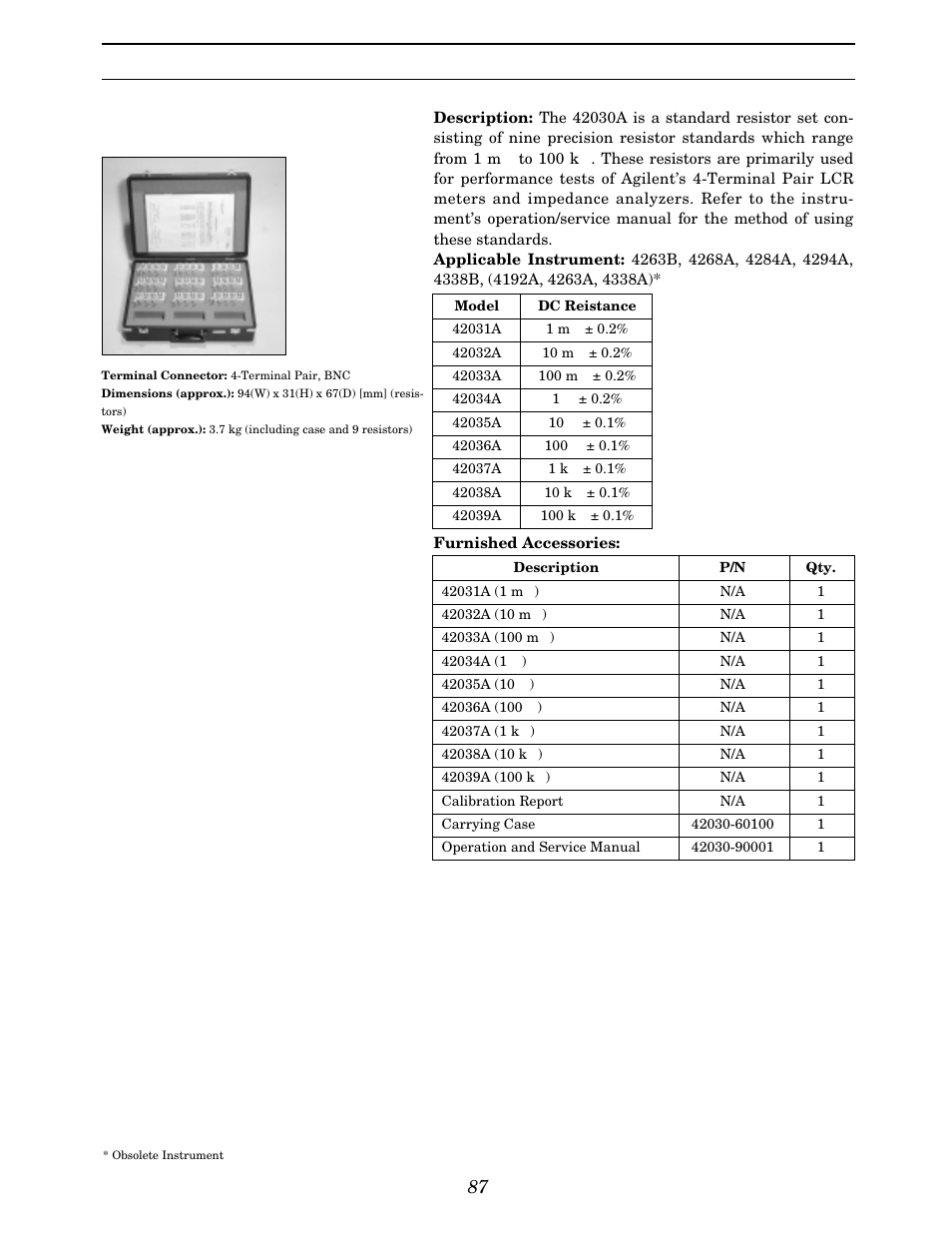 Other accessories | Atec Agilent-16047A User Manual | Page 92 / 108