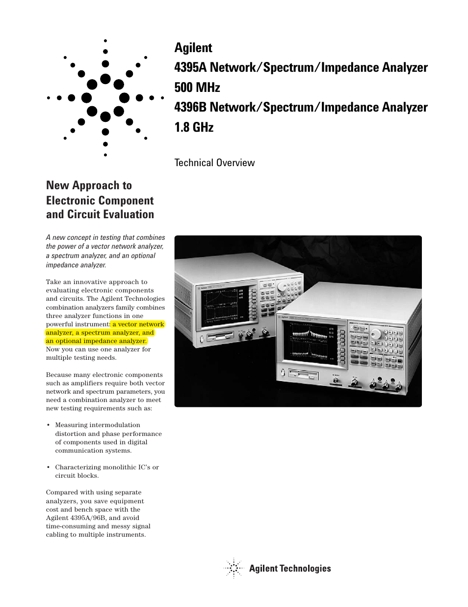 Atec Agilent-4395A-1D6-4396B User Manual | 16 pages