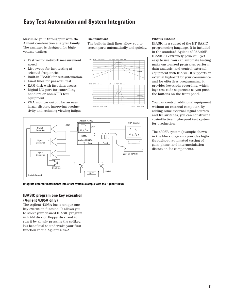 Easy test automation and system integration | Atec Agilent-4395A-1D6-4396B User Manual | Page 11 / 16