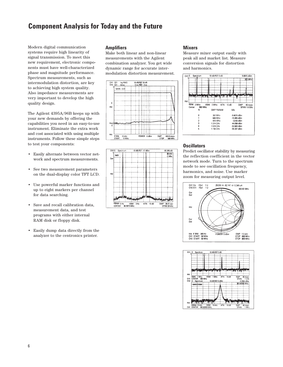 Component analysis for today and the future | Atec Agilent-4395A-1D6-4396B User Manual | Page 6 / 16