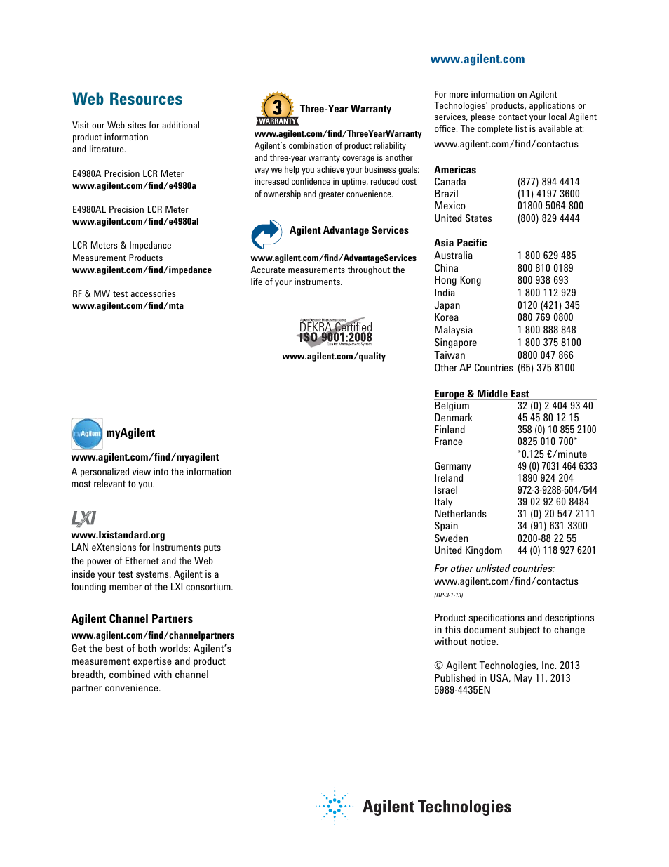 Web resources | Atec Agilent-E4980A-AL User Manual | Page 37 / 37
