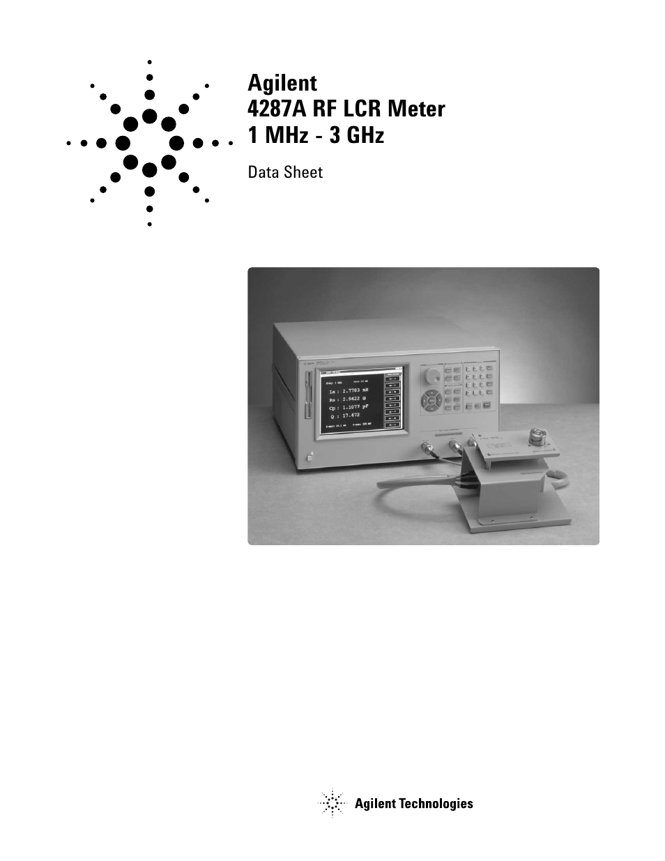 Atec Agilent-4287A User Manual | 24 pages