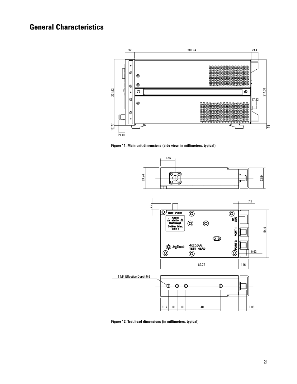 General characteristics | Atec Agilent-4287A User Manual | Page 21 / 24