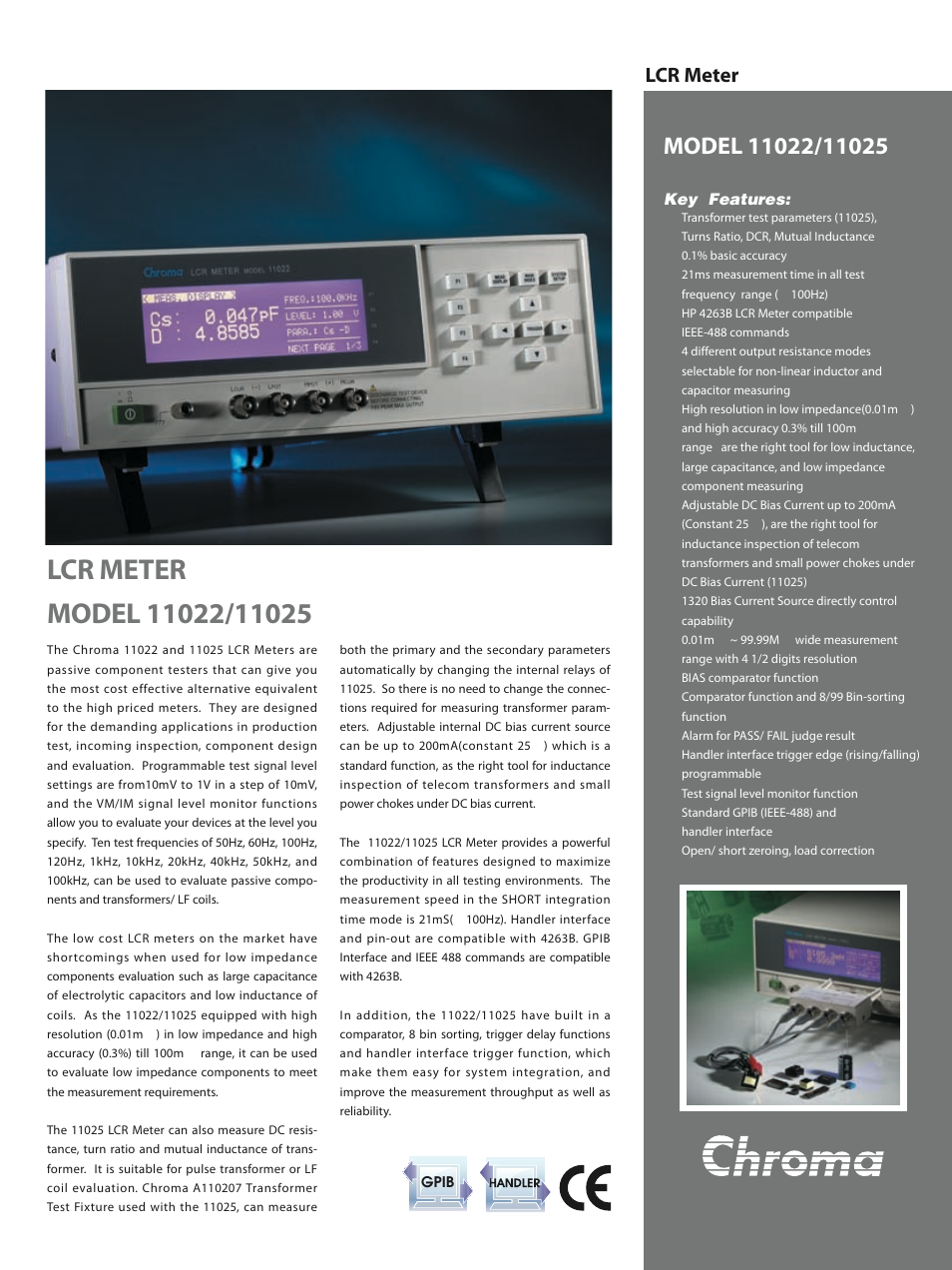 Atec Chroma-11022-11025 User Manual | 2 pages