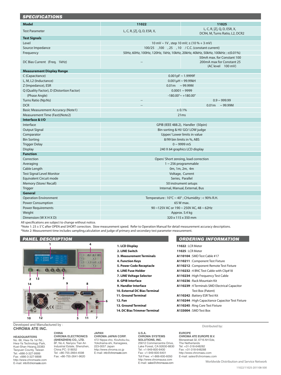 Atec Chroma-11022-11025 User Manual | Page 2 / 2