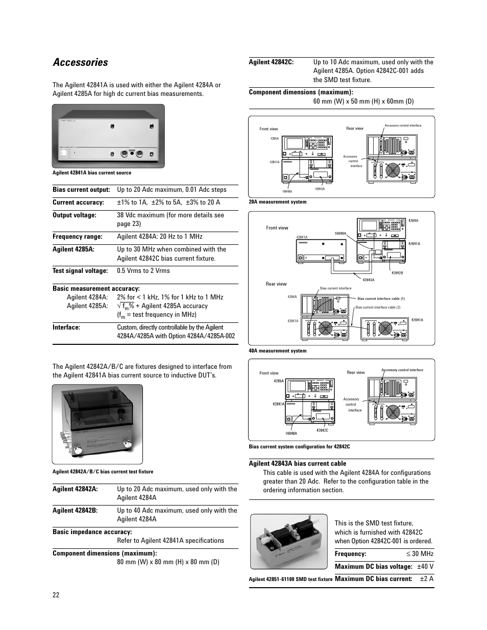 Accessories | Atec Agilent-4284A_4285A User Manual | Page 22 / 28