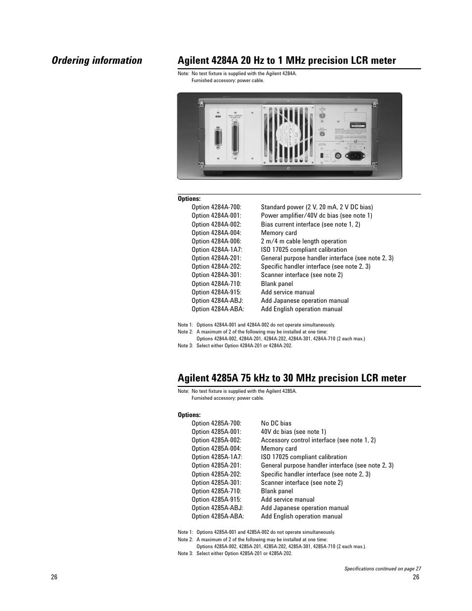 Atec Agilent-4284A_4285A User Manual | Page 26 / 28