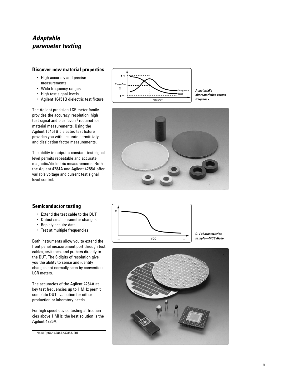 Adaptable parameter testing | Atec Agilent-4284A_4285A User Manual | Page 5 / 28