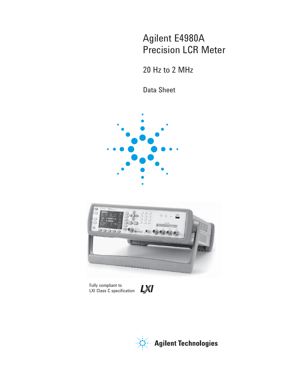 Atec Agilent-E4980A User Manual | 36 pages