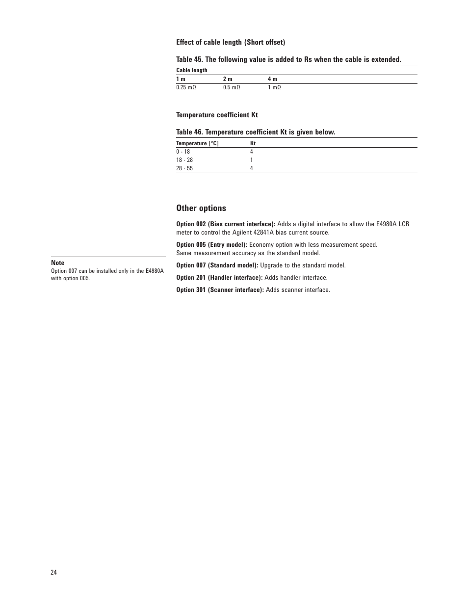Other options | Atec Agilent-E4980A User Manual | Page 24 / 36