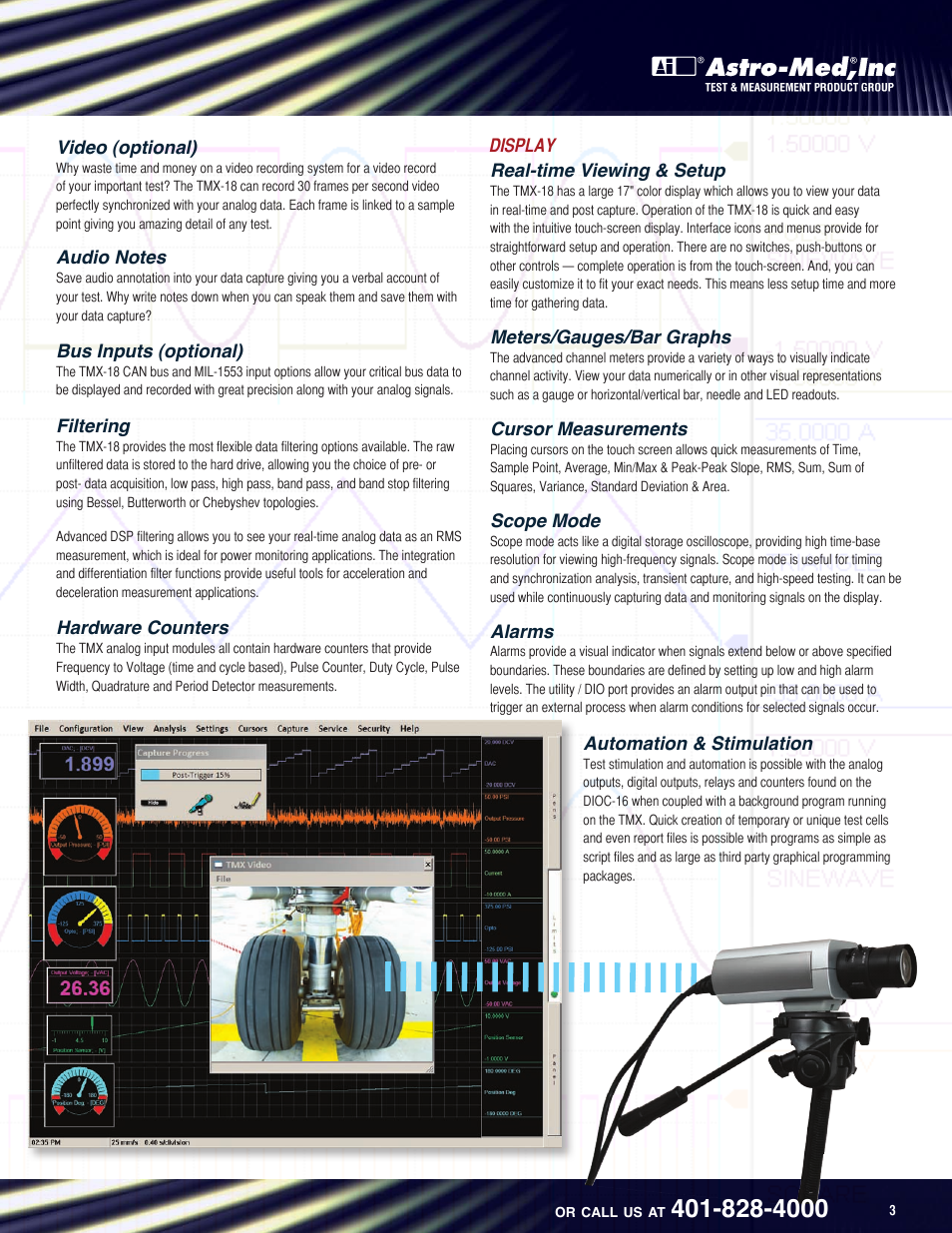 Atec AstroMed-TMX-18-DatasheetЙ User Manual | Page 3 / 4