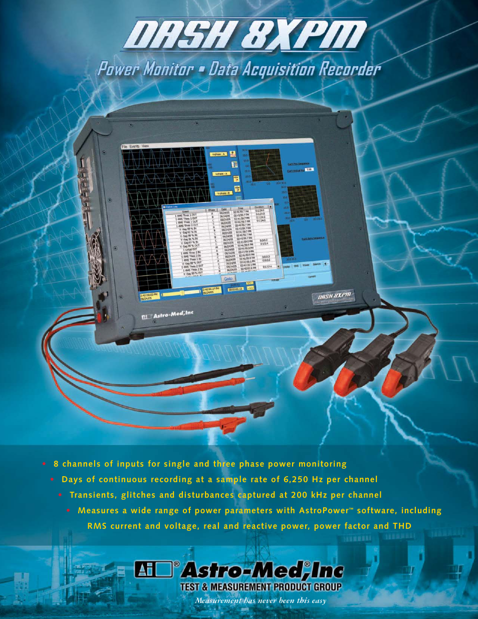 Atec Astro-Med-Dash-8PM User Manual | 7 pages