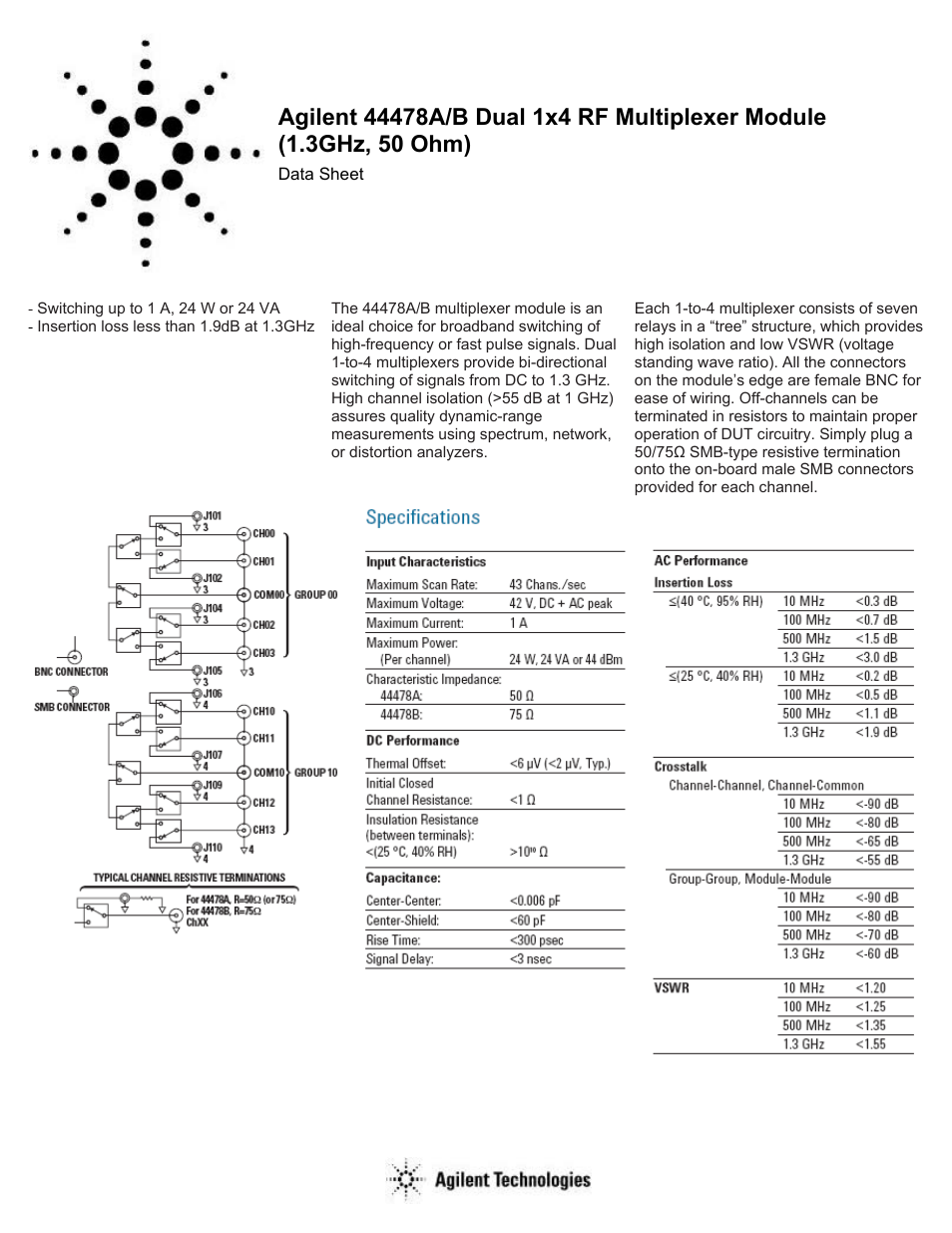 Atec Agilent-44478B User Manual | 1 page