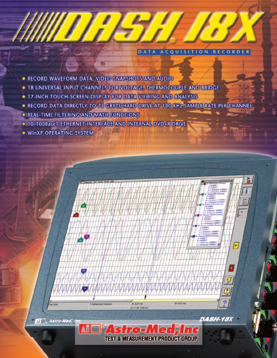 Atec Astro-Med-Dash18X User Manual | 8 pages