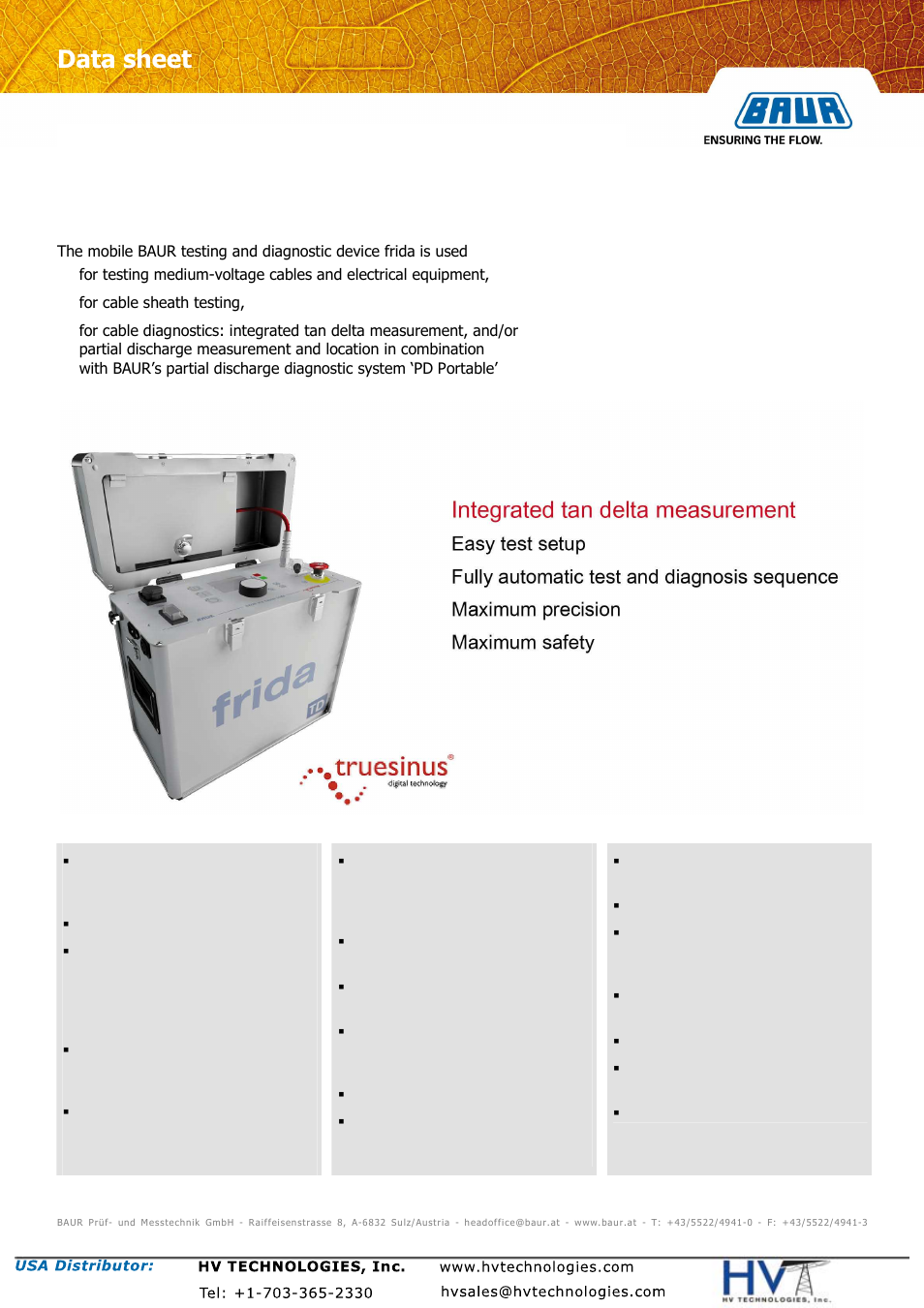 Atec Baur-Frida User Manual | 2 pages