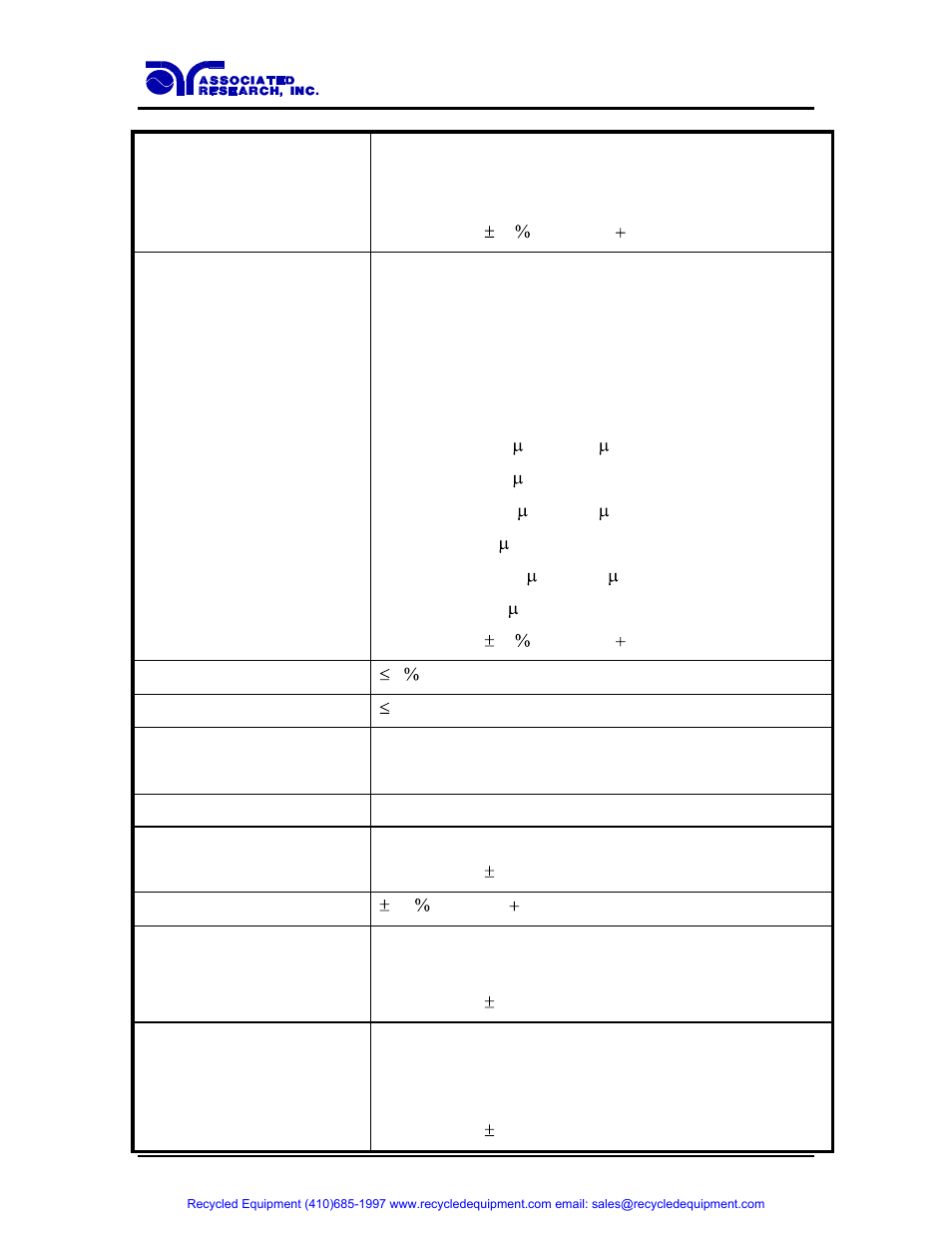 Atec Associated-Research-7520DT-7550DT-7564S4 User Manual | Page 2 / 5