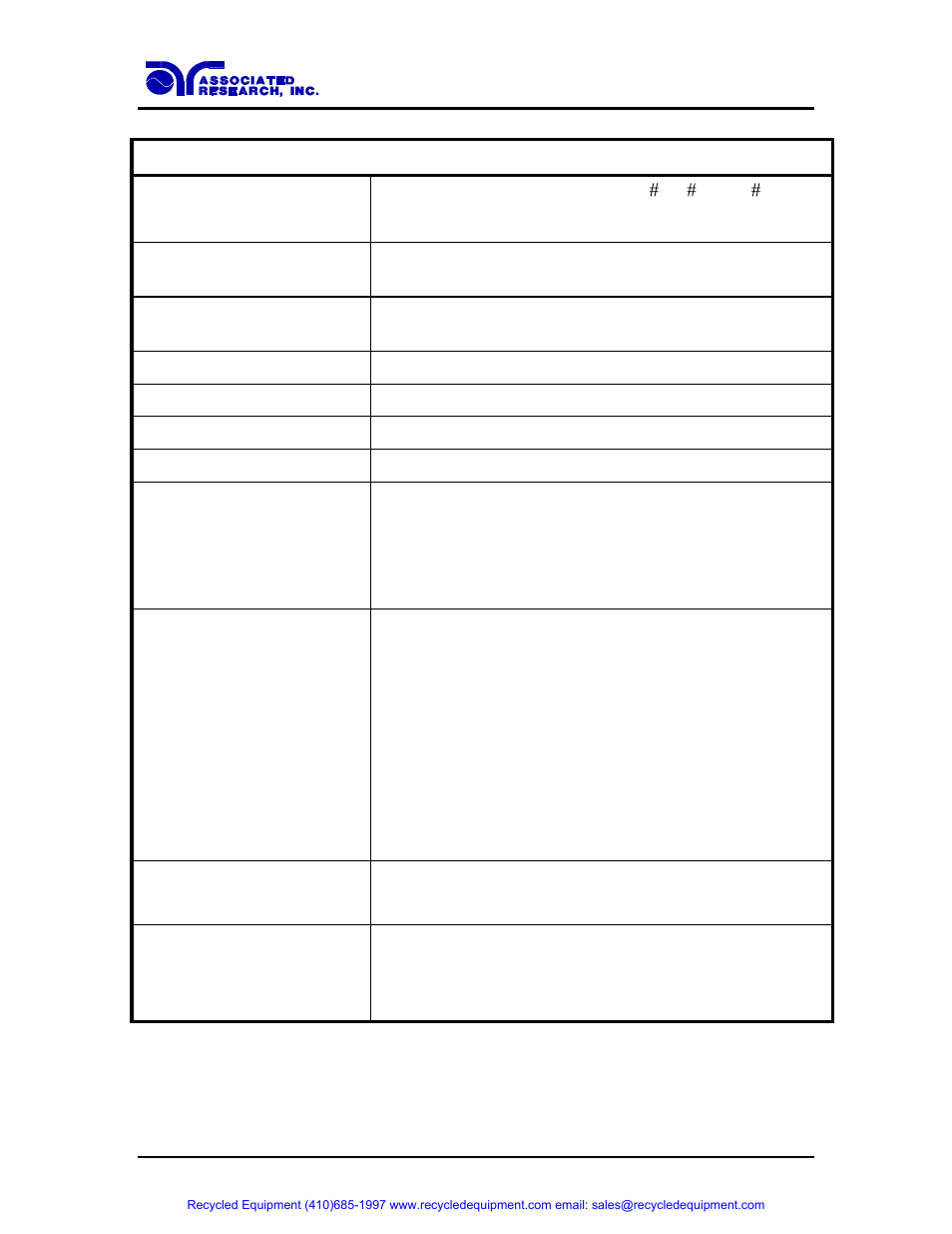 Atec Associated-Research-7520DT-7550DT-7564S4 User Manual | Page 5 / 5