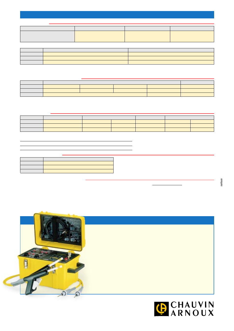 Specifications, Dielectric | Atec AEMC-CA6121 User Manual | Page 4 / 4