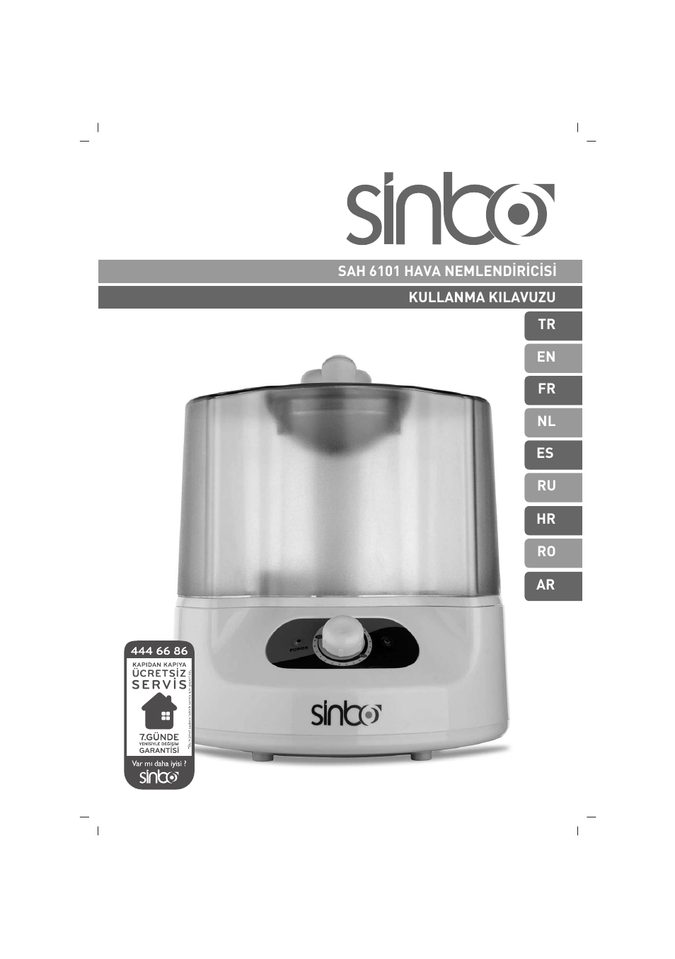 SINBO SAH 6101 User Manual | 48 pages