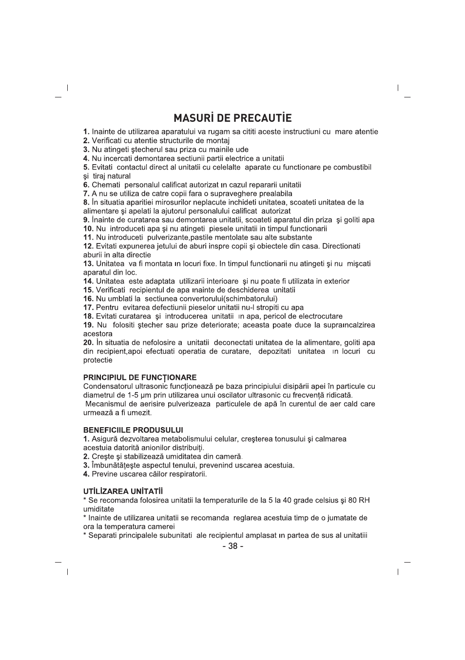 SINBO SAH 6101 User Manual | Page 39 / 48