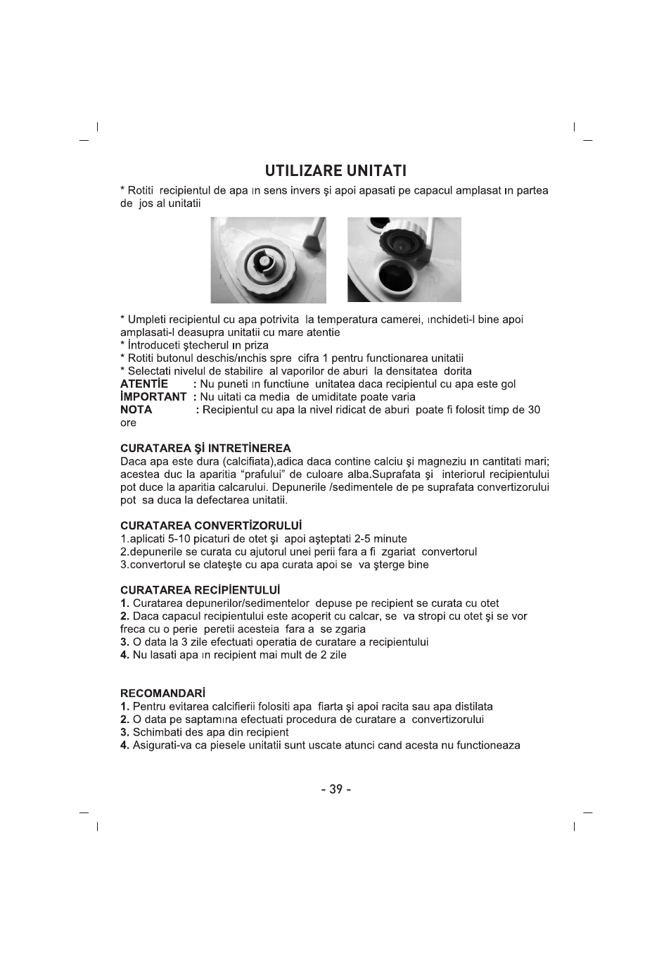 SINBO SAH 6101 User Manual | Page 40 / 48