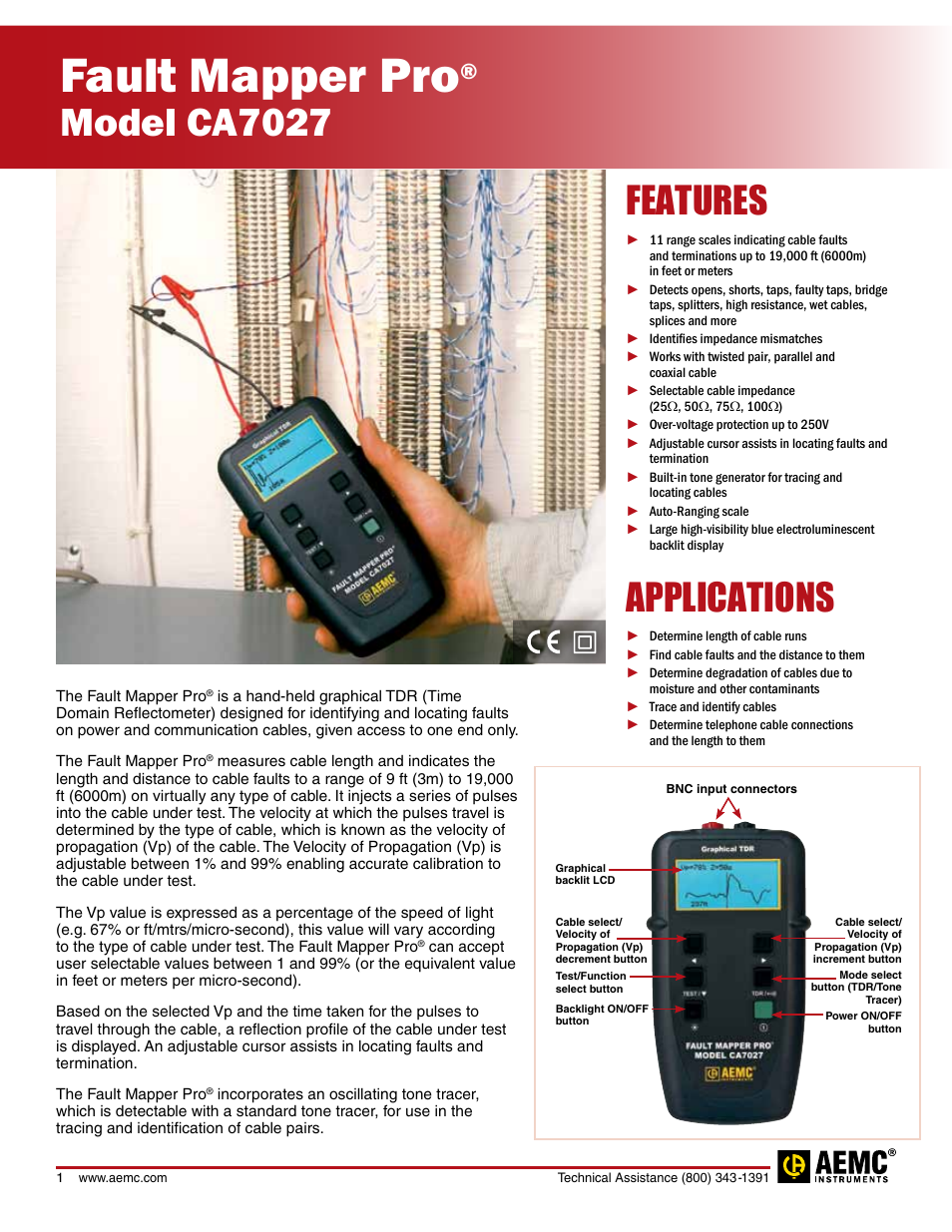 Atec Aemc-CA7027 User Manual | 2 pages