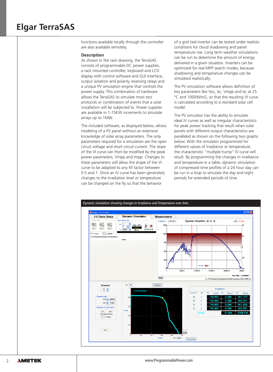 Elgar terrasas | Atec Elgar_TerraSAS User Manual | Page 2 / 6