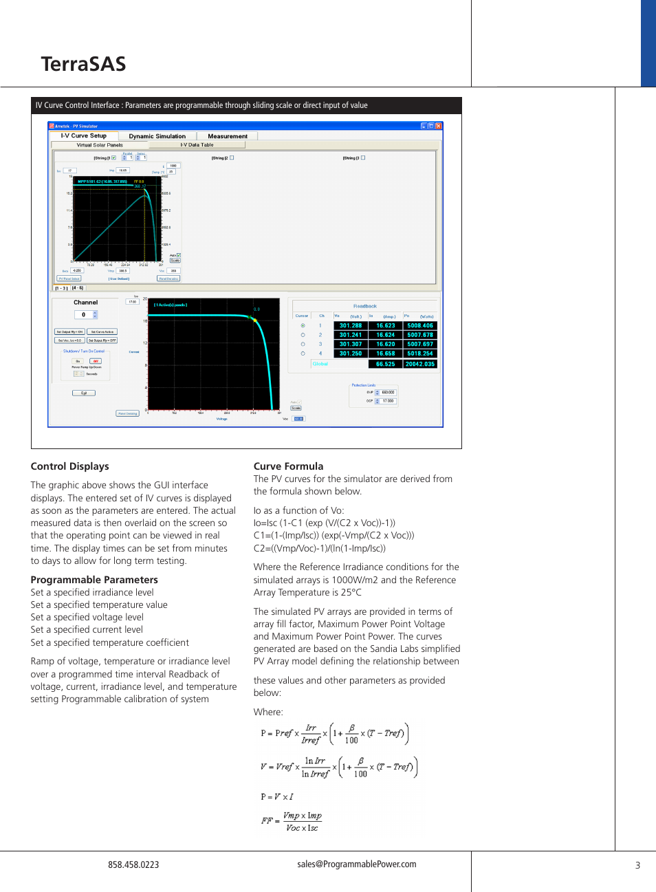 Terrasas | Atec Elgar_TerraSAS User Manual | Page 3 / 6