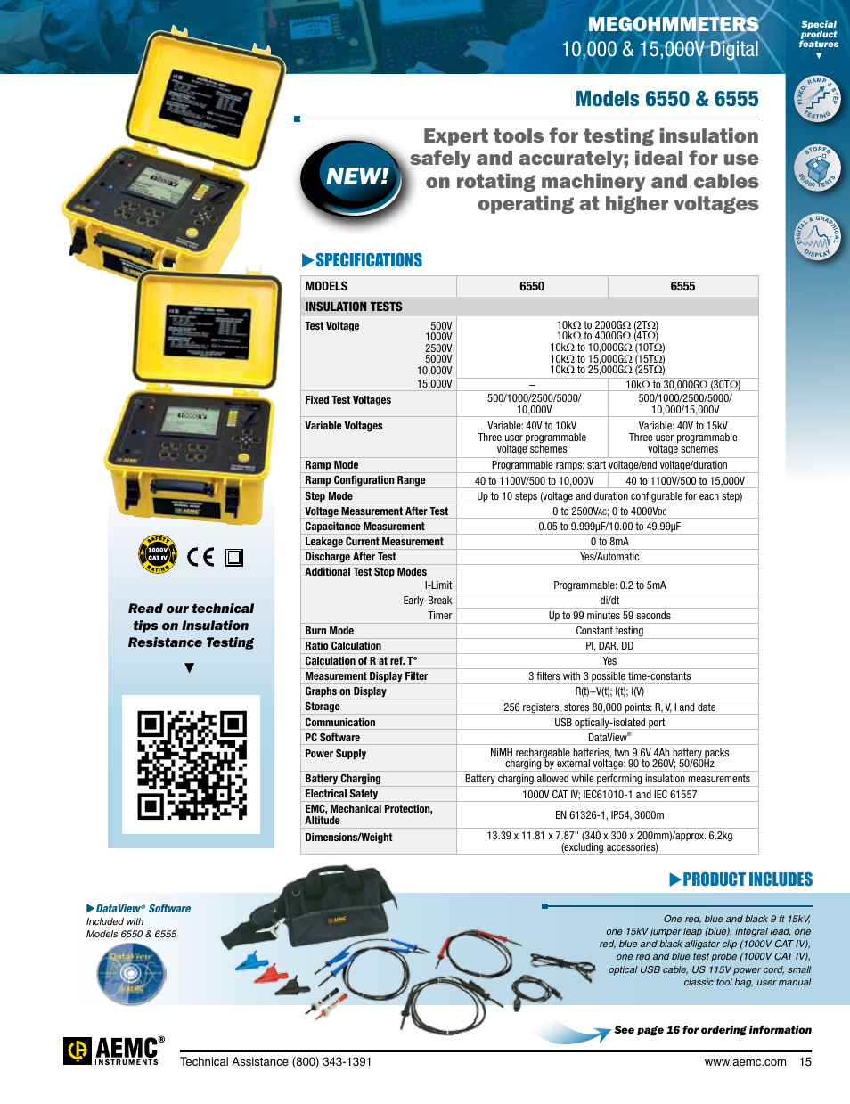 Atec AEMC-6550-6555 User Manual | 3 pages