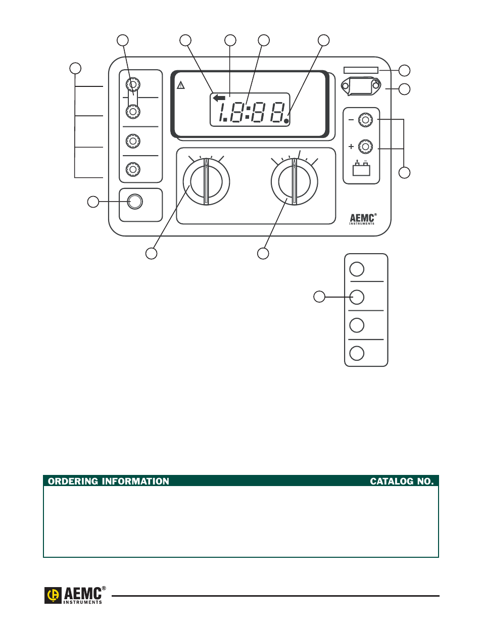 Construction, Ordering information, Zy x x | C2 p2 p1 c1 | Atec AEMC-4500 User Manual | Page 4 / 5