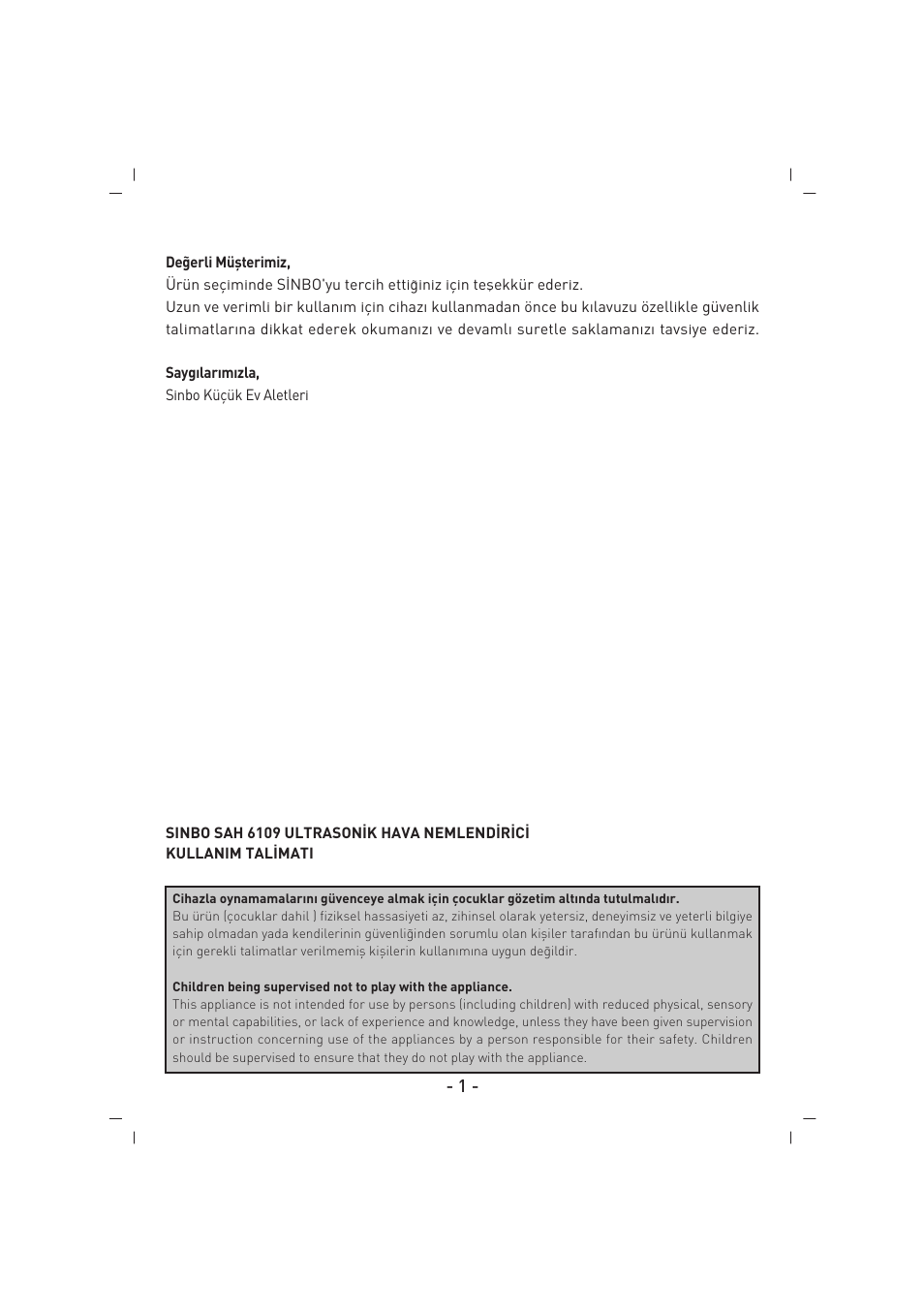 SINBO SAH 6109 User Manual | Page 2 / 48