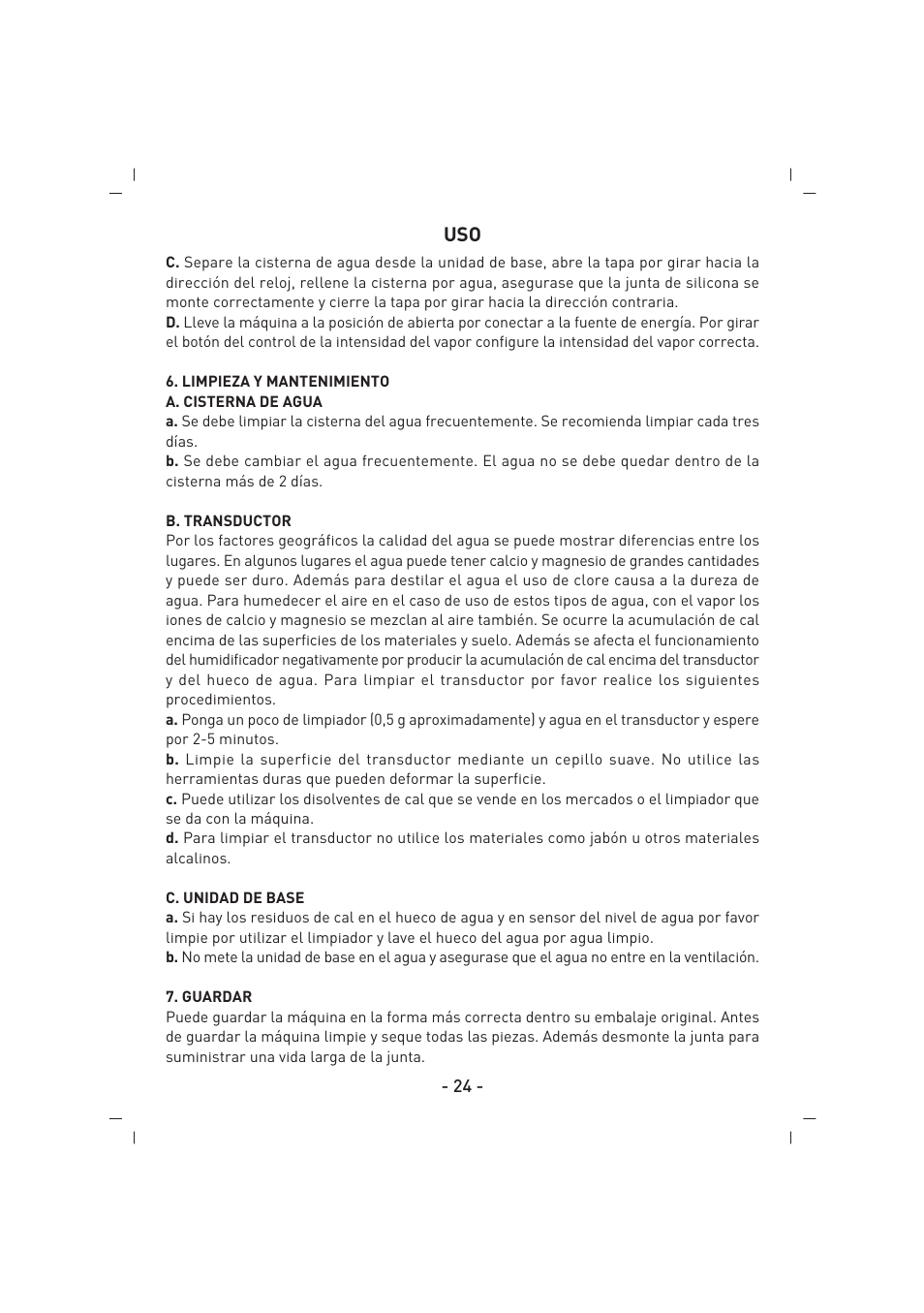 SINBO SAH 6109 User Manual | Page 25 / 48