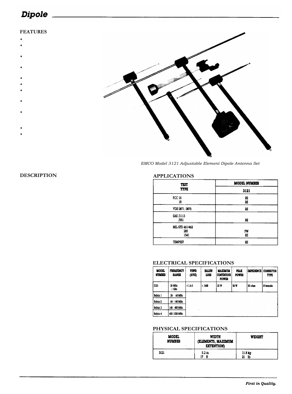 Atec EMCO-ETS-Lindgren-3121 User Manual | 2 pages