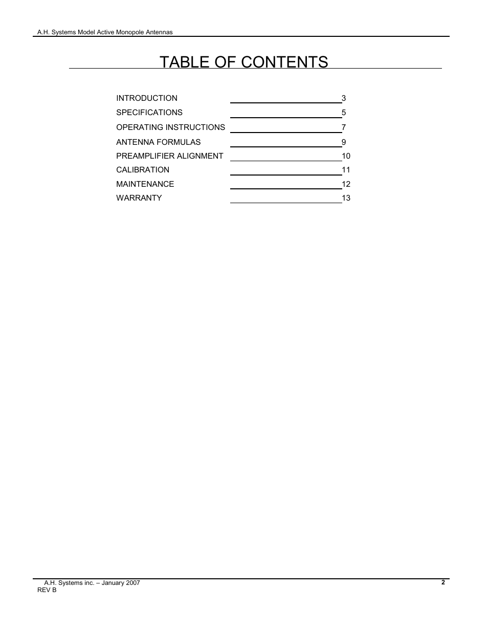 Atec AH-Systems-SAS-550-1B User Manual | Page 2 / 13