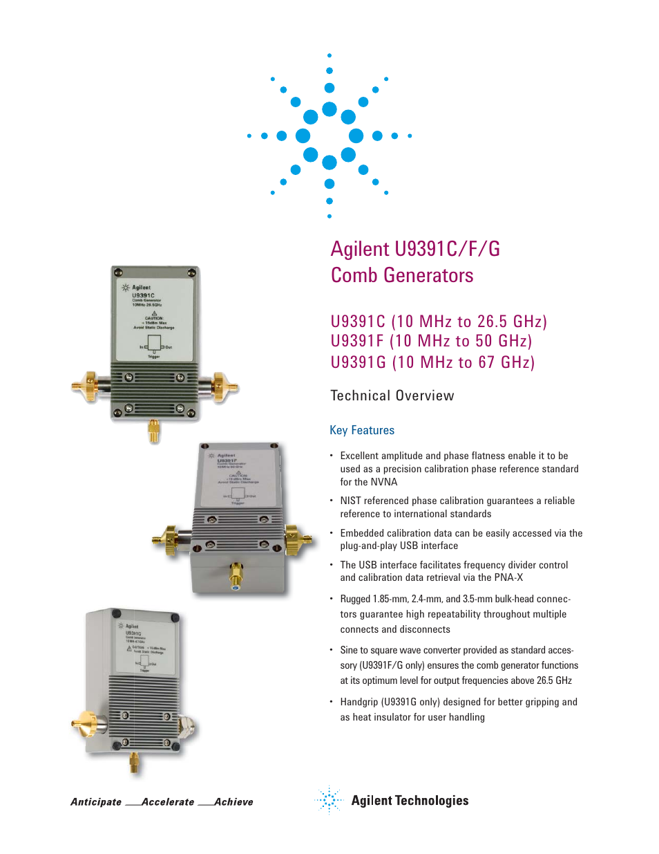 Atec Agilent-U9391C-F-G User Manual | 10 pages