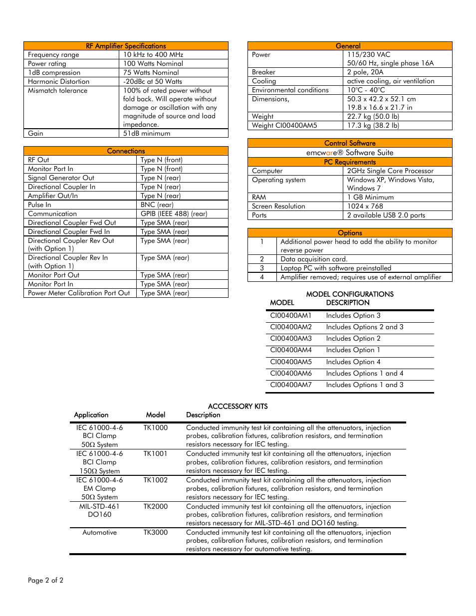 Atec AR-CI00400A User Manual | Page 2 / 2