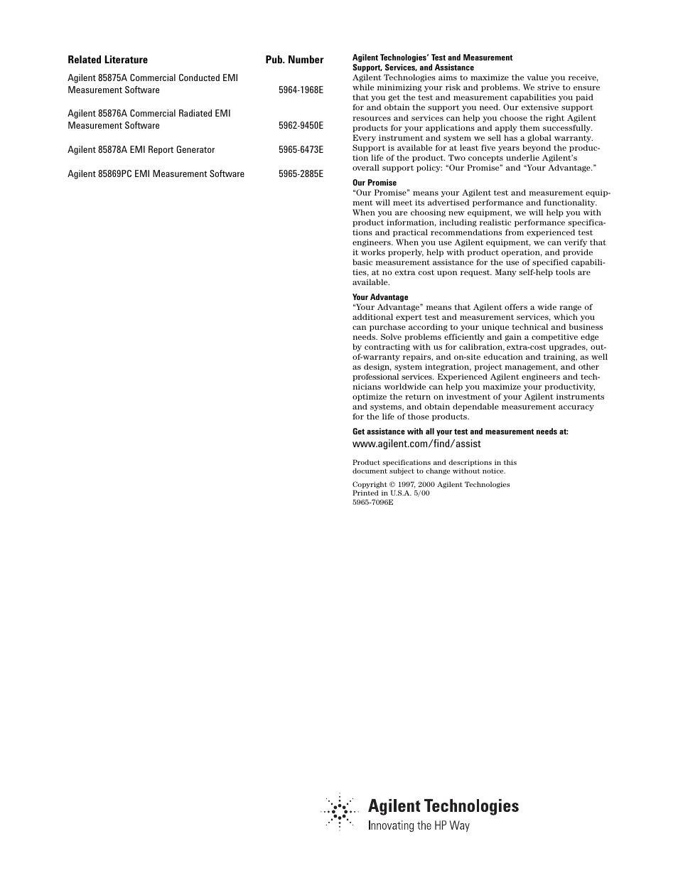 Atec Agilent-8542E-8546A User Manual | Page 7 / 7