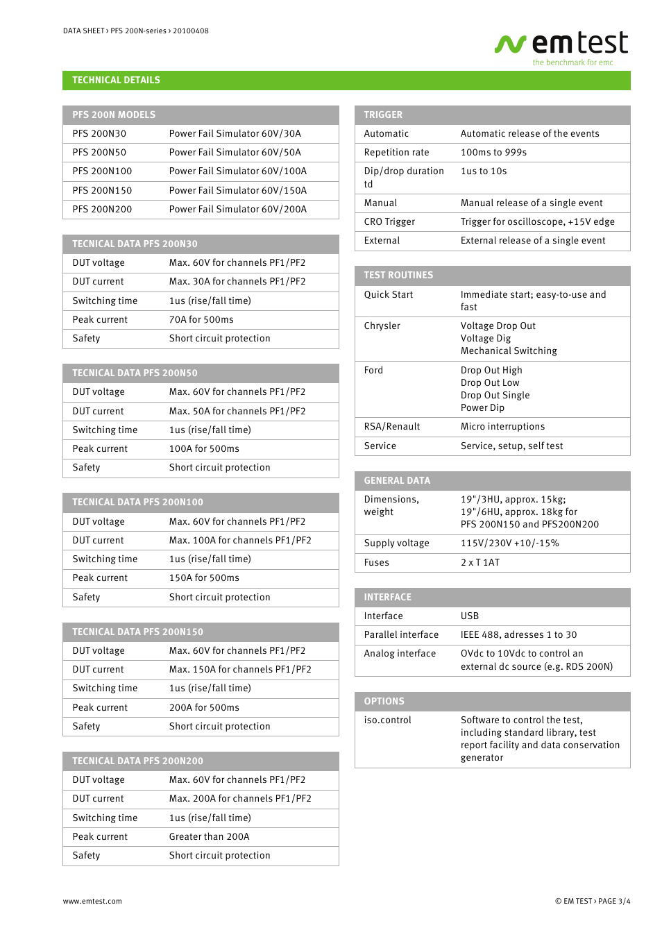 Atec EM-Test-PFS200N User Manual | Page 3 / 4