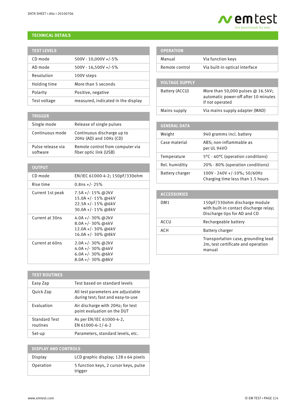 Atec EM-Test-Dito User Manual | Page 2 / 4