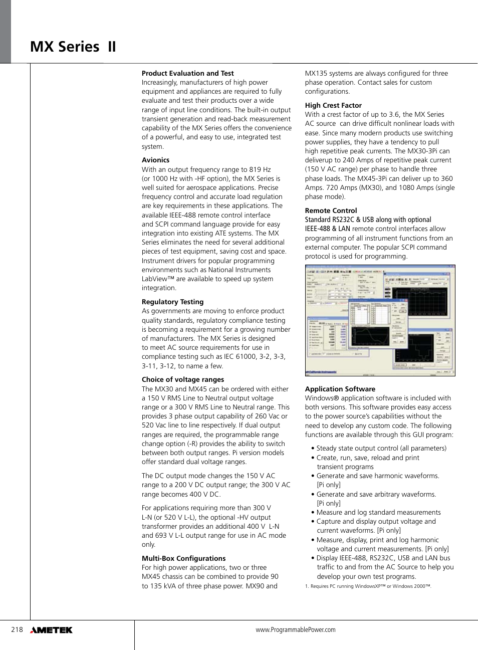 Mx series ii | Atec California-Instruments_MX Series User Manual | Page 2 / 8