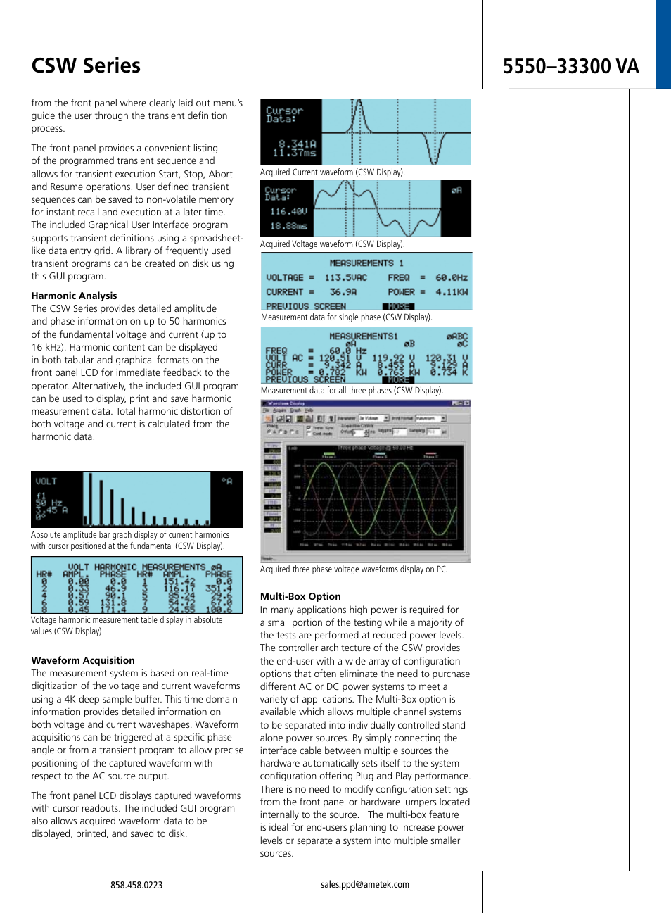 Atec California-Instruments-CSW5550 User Manual | Page 3 / 8