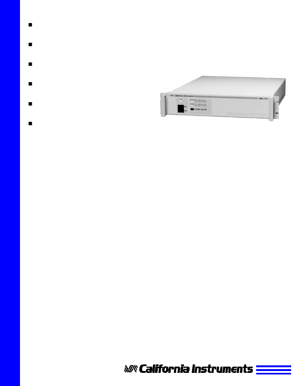 Atec California-Instruments-Omni-3-37i User Manual | 2 pages