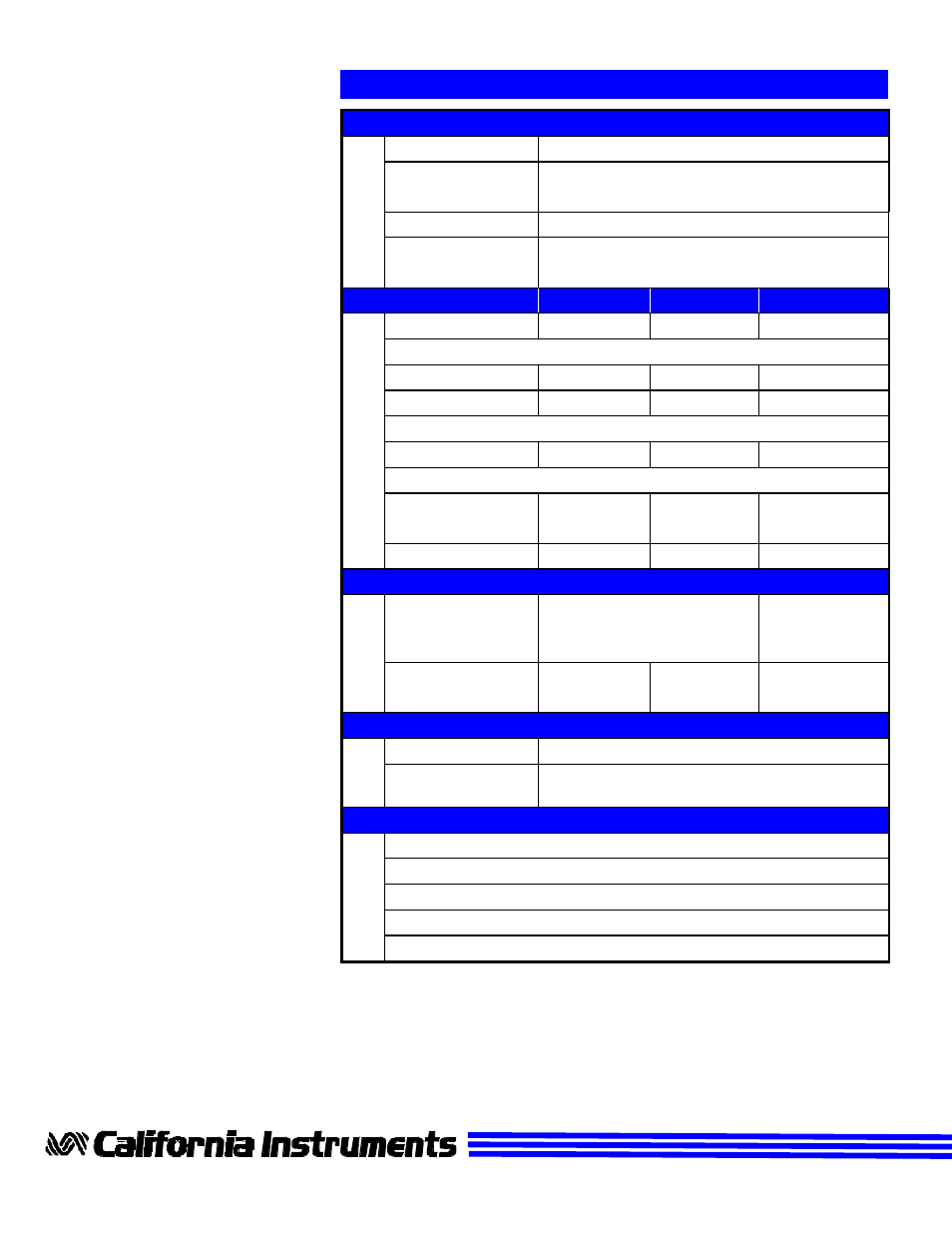 Specifications, Rack mounting, Ordering information | Atec California-Instruments-Omni-3-37i User Manual | Page 2 / 2