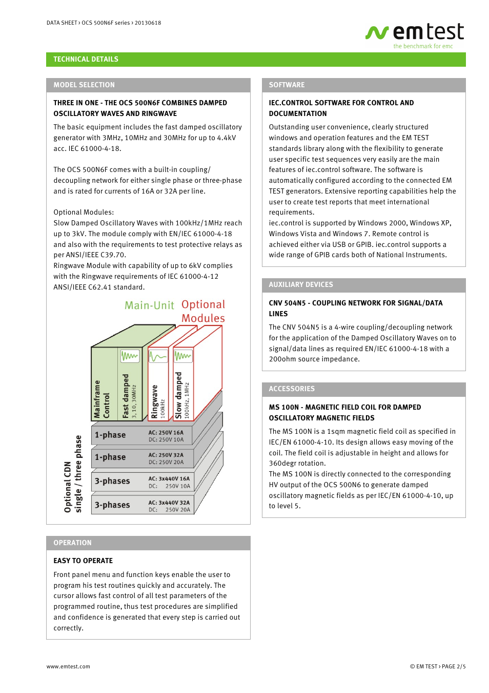 Atec EM-Test-OCS500N6F User Manual | Page 2 / 5