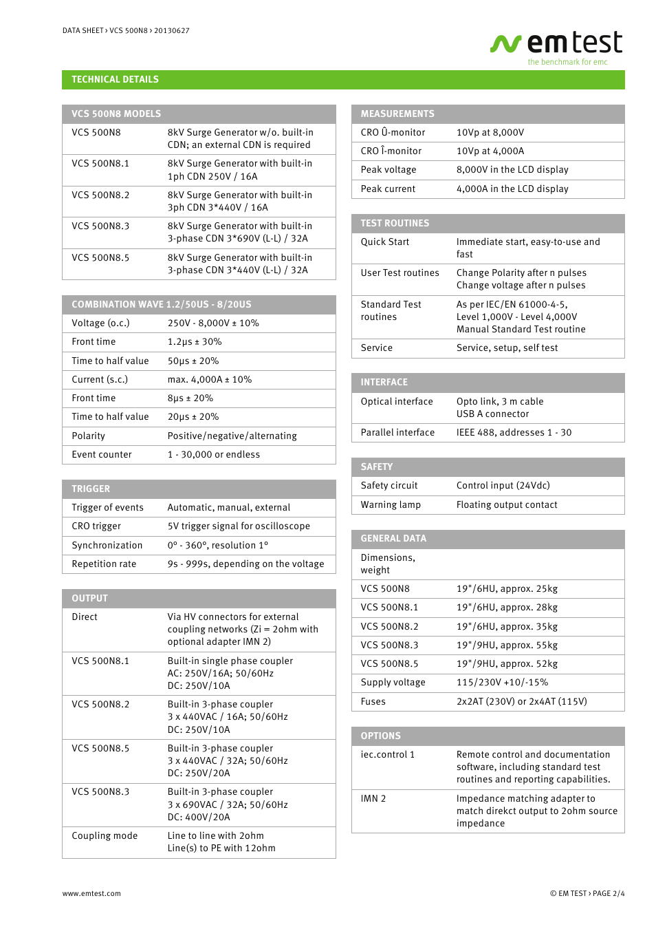 Atec EM-Test-VCS-500N8 User Manual | Page 2 / 4