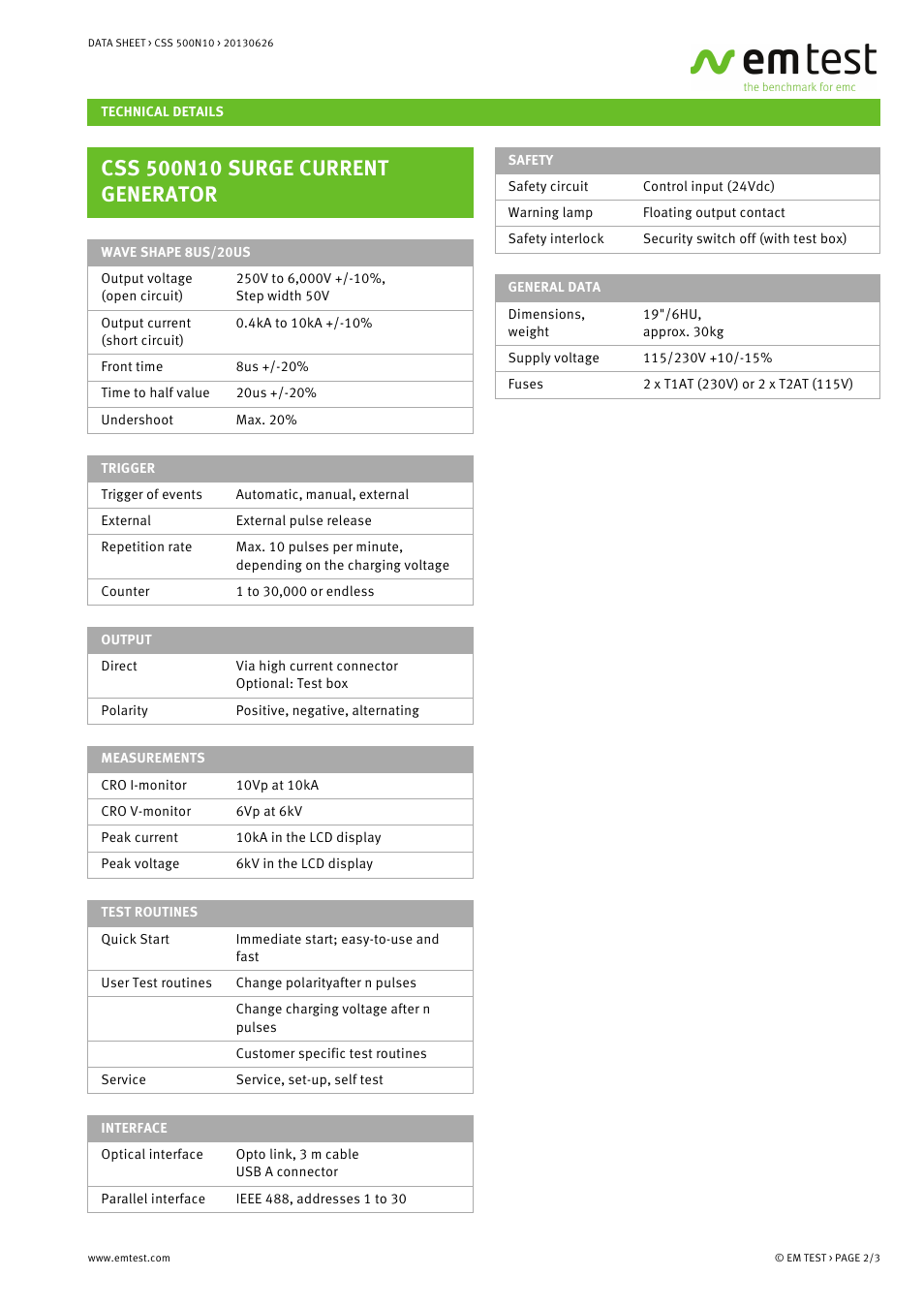 Atec EM-Test-CSS500N10 User Manual | Page 2 / 3