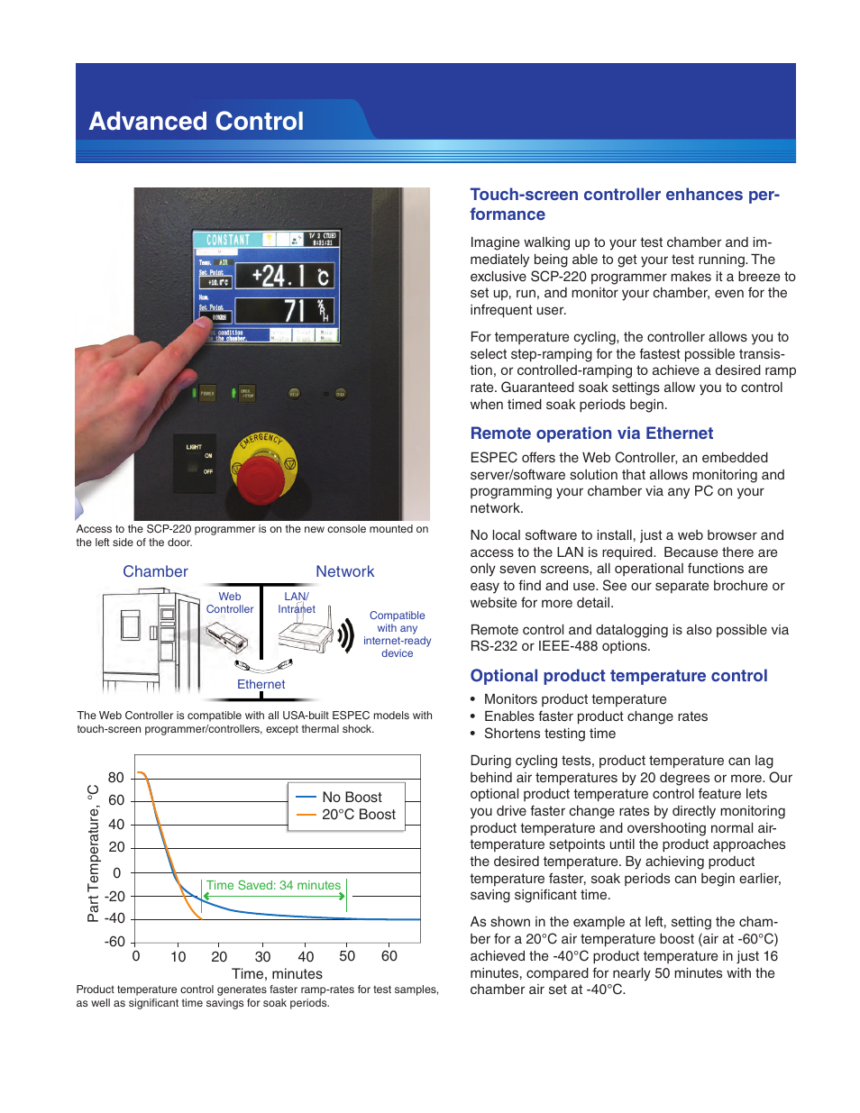 Advanced control | Atec Espec-Global-N Series User Manual | Page 5 / 8